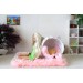 Pet bed for dollhouse decorative wicker storage