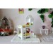 Miniature bunk bed 1/12 scale dollhouse furniture 