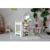 Miniature bunk bed 1/12 scale dollhouse furniture 