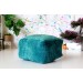 Miniature furniture pouf bed 2 in 1 seat 1:6 scale