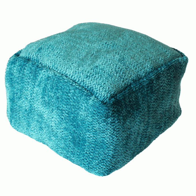 Miniature furniture pouf bed 2 in 1 seat 1:6 scale