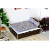 Dollhouse bedding set miniature gray color 1:6 scale
