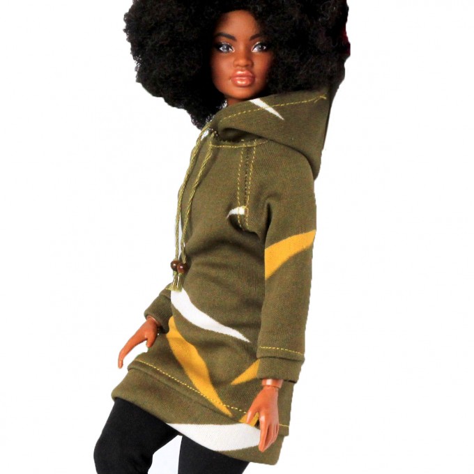 BJD doll sweater stylish Barb 12 inch miniature clothes