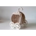 Cinderella carriage, fairy tale wicker pumpkin stroller