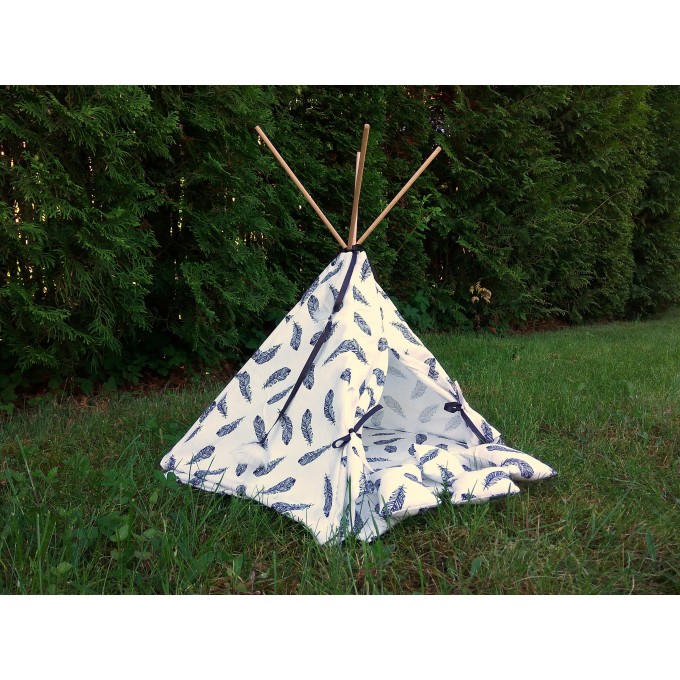 Teepee doll tent for Barb, 12 inch BJD doll. Wigwam 