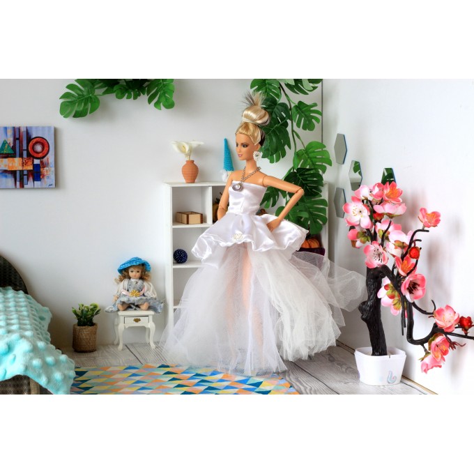 Barb wedding dress 2 in 1 outfit miniature bridal casual