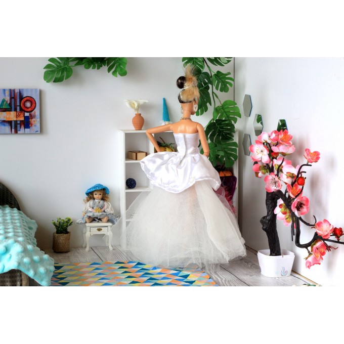 Barb wedding dress 2 in 1 outfit miniature bridal casual