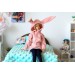 Doll sweater with bunny ears hood Barb BJD doll outfit