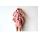 Doll sweater with bunny ears hood Barb BJD doll outfit