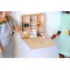 Miniature drink bar outdoor, dollhouse furniture 