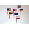 Miniature flag 3 inch height dollhouse accessories 