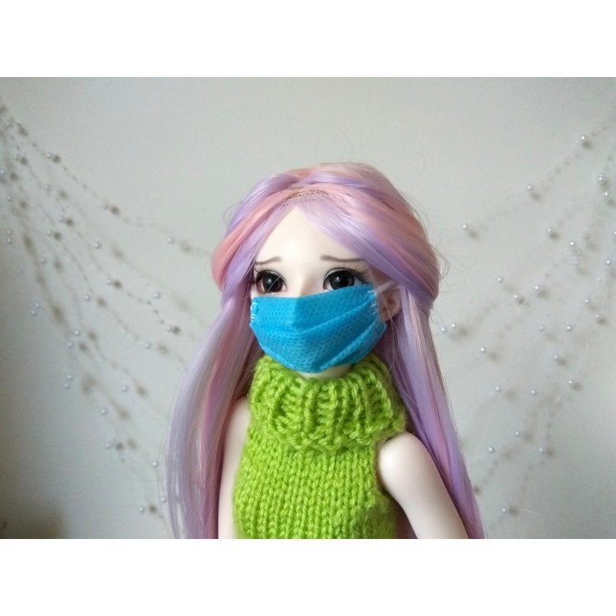Doll face mask for 1/4 scale BJD doll Miniature