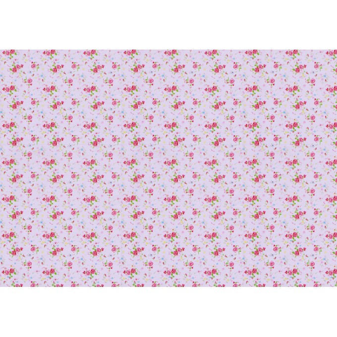 Free printable roses wallpaper, pink dollhouse