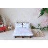 Miniature bedding set 1:6 scale bedspread 