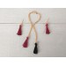 Jewelry set for doll 12-inch. Miniature kawaii 