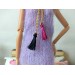 Jewelry set for doll 12-inch. Miniature kawaii 