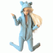 Barb pajamas hooded with ears green sleepsuit 