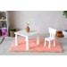 Miniature Mammut chair table set, 1:8 scale dollhouse 