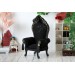 Miniature snake chair, goth dollhouse furniture luxury royal 