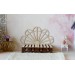 Miniature headboard peacock digital file laser cut vector 