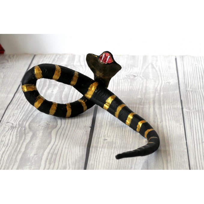 Miniature snake chair, goth dollhouse furniture luxury royal 