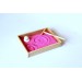 Zen garden miniature Japanese meditation sand tray kit. 