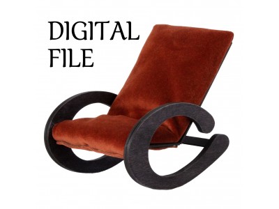 Round curl chair digital