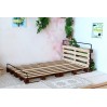 Miniature pallet bed, double-size framed d