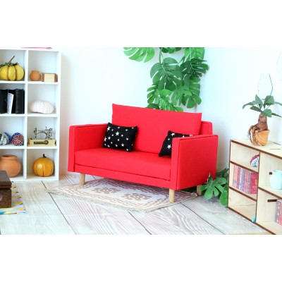 Red sofa 