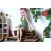 Minifee dryad dress, 1:4 scale doll outfit, crochet 