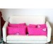 Miniature dollhouse pillows set of 5, BJD doll