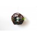 Miniature ghost sitting in the nest, dollhouse fairy forest