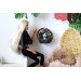Miniature ghost sitting in the nest, dollhouse fairy forest