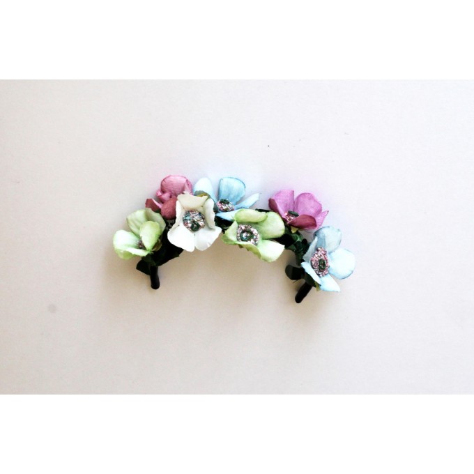 Minifee doll headband with flowers, fairy 1:4 scale