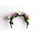 Minifee doll headband with flowers, fairy 1:4 scale