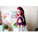 MH doll lingerie set, pink violet black color panties bra