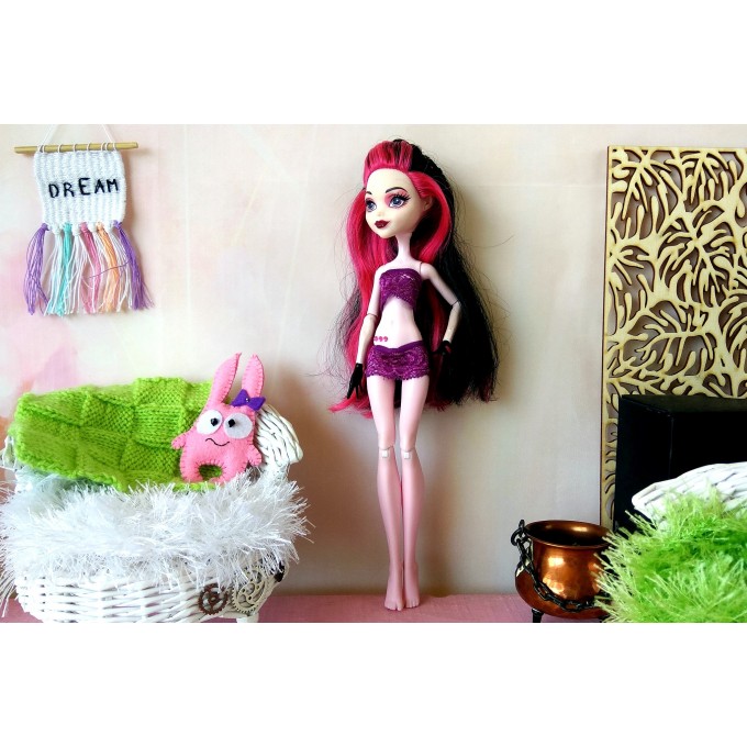 MH doll lingerie set, pink violet black color panties bra
