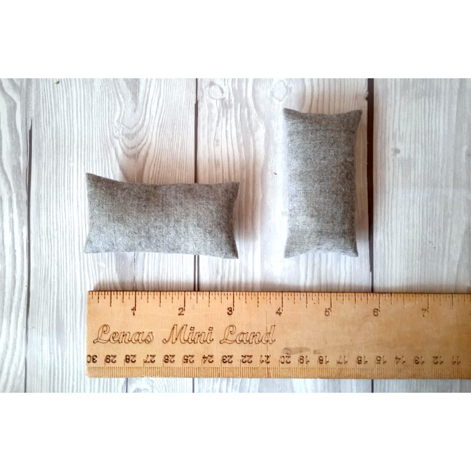 Set of 12 miniature dollhouse throw pillows elegant 