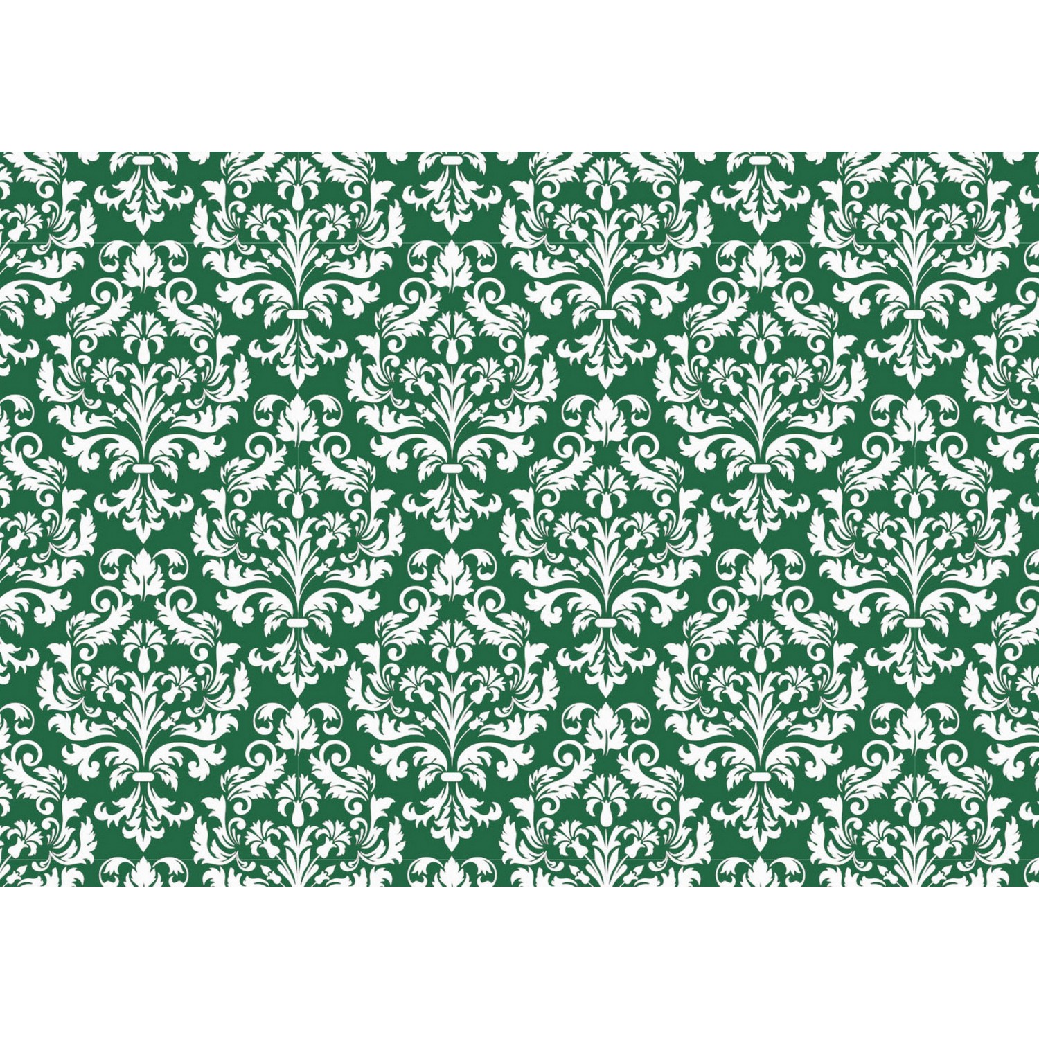 FREE DOWNLOAD dollhouse wallpaper green damask ornament vintage look