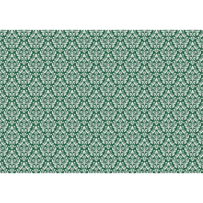 FREE DOWNLOAD dollhouse wallpaper green damask 