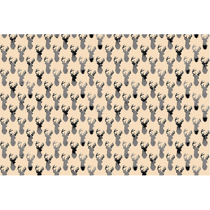 FREE DOWNLOAD deer wallpaper dollhouse DIY print