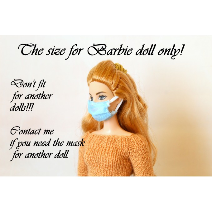 Miniature face mask, quarantine play BJD doll 