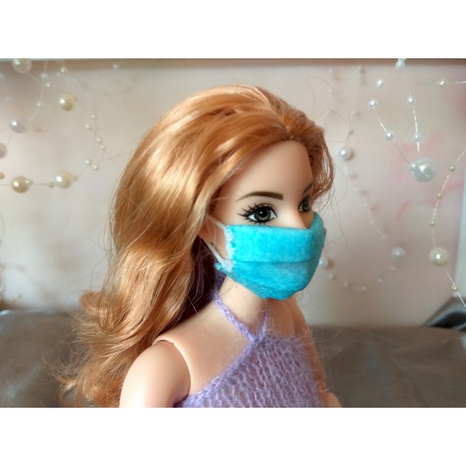 Miniature face mask, quarantine play BJD doll 