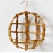 1:12 scale hanging chair, miniature egg cane swing 