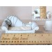 Miniature Victorian sofa 1:12 scale. Gypsum dollhouse