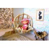 1/12 scale hanging chair, boho dollhouse furniture