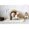 Miniature dollhouse furniture 1:12 scale. Fairy wicker 