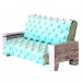 Miniature minky sofa, 1:6 scale dollhouse furniture BJD doll