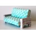 Miniature minky sofa, 1:6 scale dollhouse furniture BJD doll