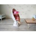 1/12 peacock chair, wicker miniature furniture bjd